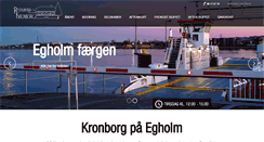 Desktop Screenshot of kronborg-egholm.dk